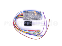 ZIMO Elektronik MX645R - Zimo MX645R Sound-Decoder - 30 x 15 x 4 mm - Audio 3 W (4 Ohm) - 8-polig mit Kabelbaum